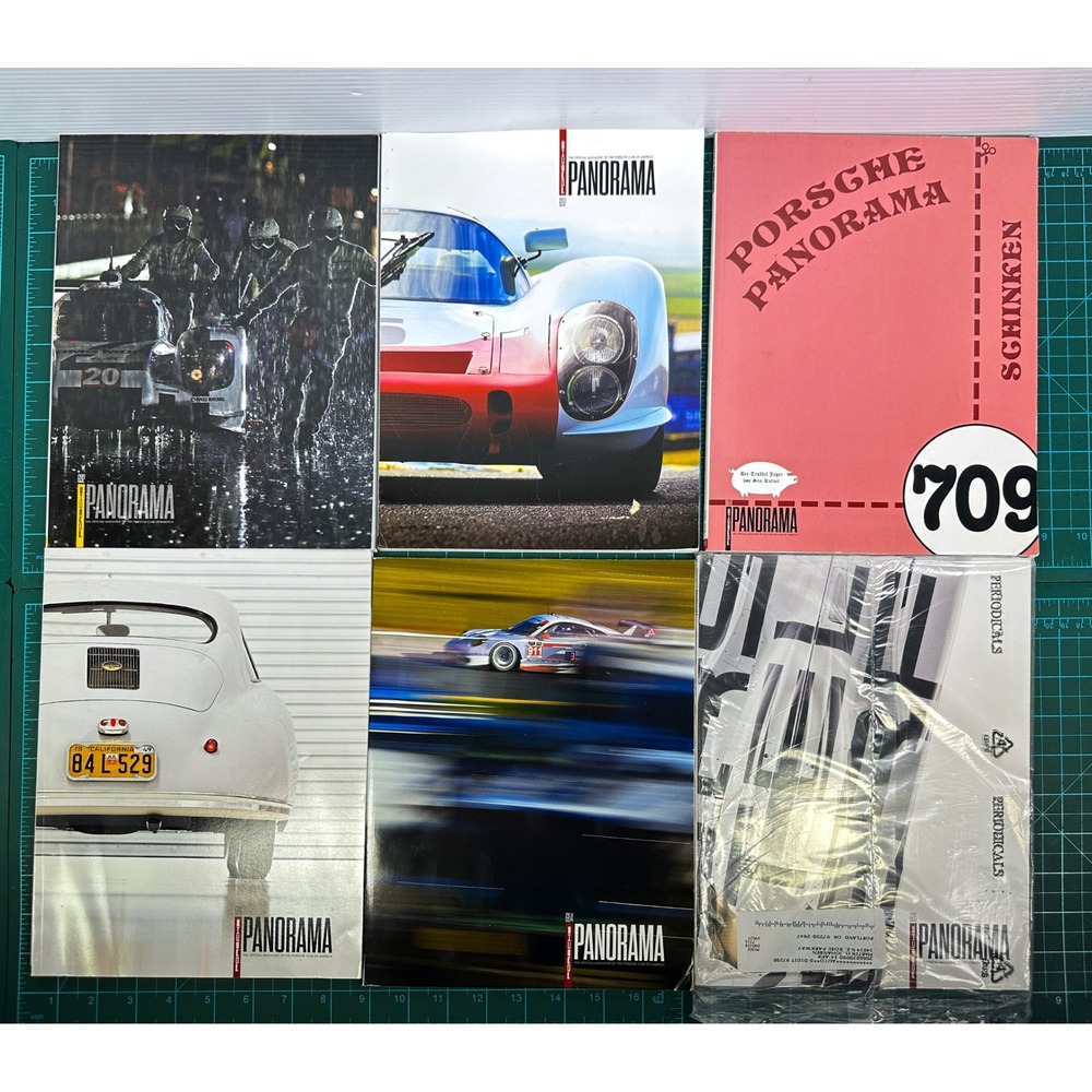Porsche Panorama Magazine Lot PCA 911 50th Anniversary 356 917 6 Issues